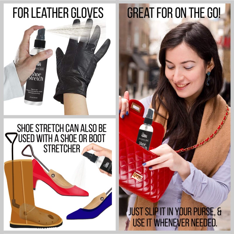 FOOTMATTERS Professional Boot & Shoe Stretch Spray - Softener for Leather  Suede  Nubuck  Canvas - 4 oz - Image 3